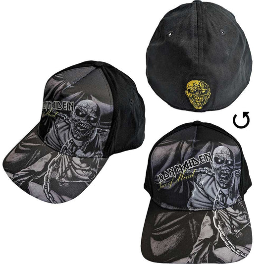 Iron Maiden Baseball Cap: Piece Of Mind Greyscale