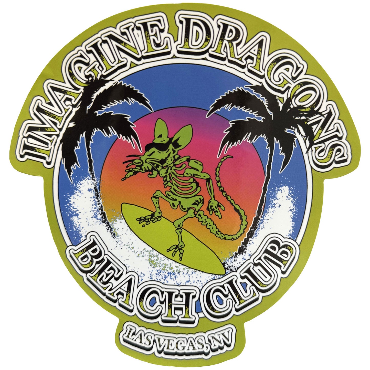 Imagine Dragons Sticker: Beach Club