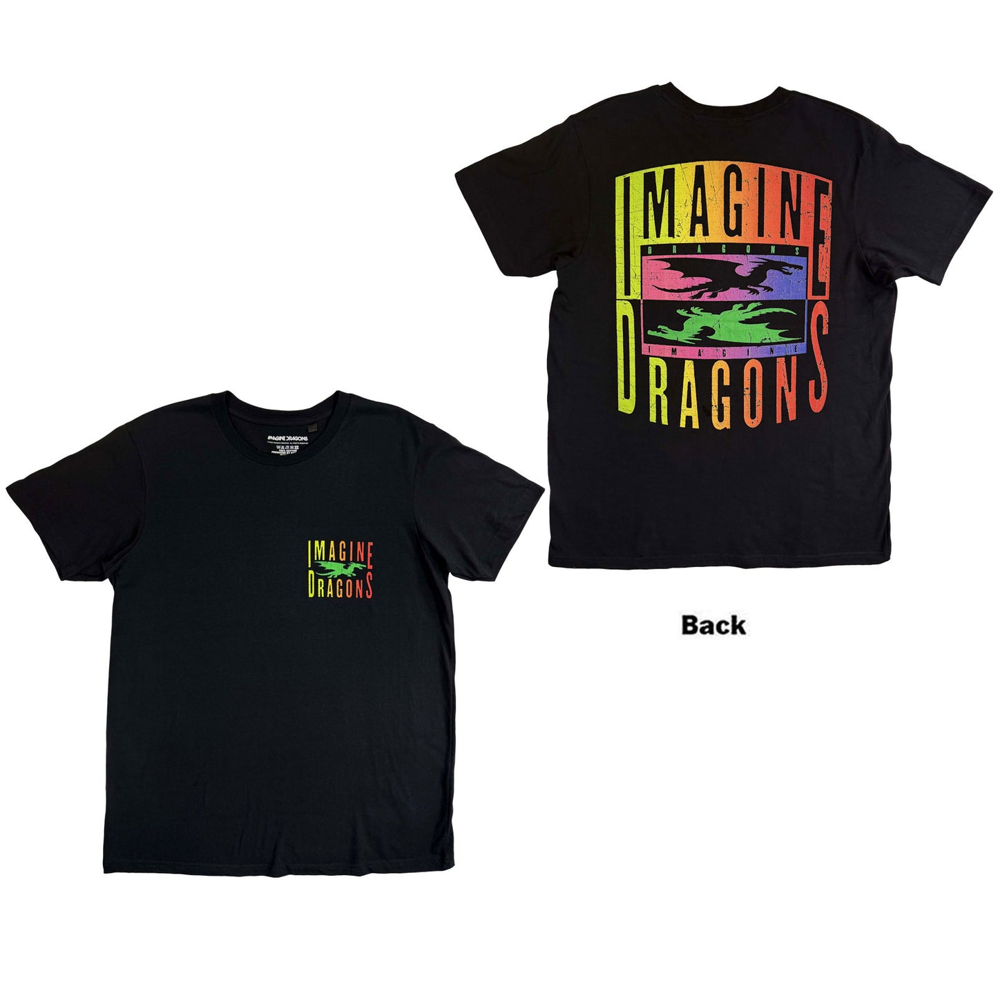 Imagine Dragons T-Shirt: Double Dragons Pocket