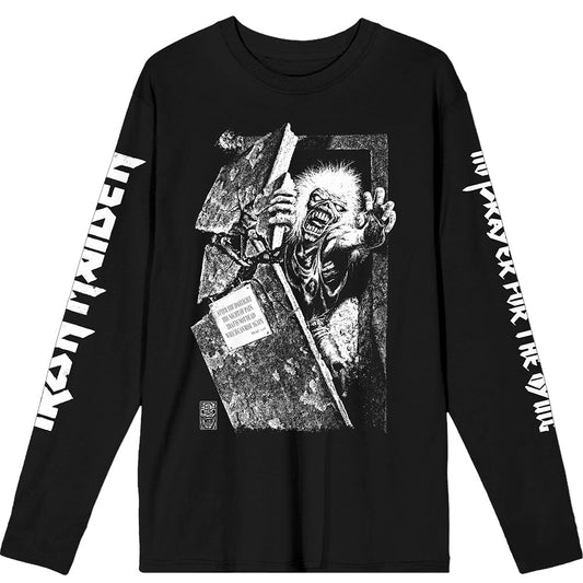 Iron Maiden Long Sleeve T-Shirt: No Prayer Grave Isolated