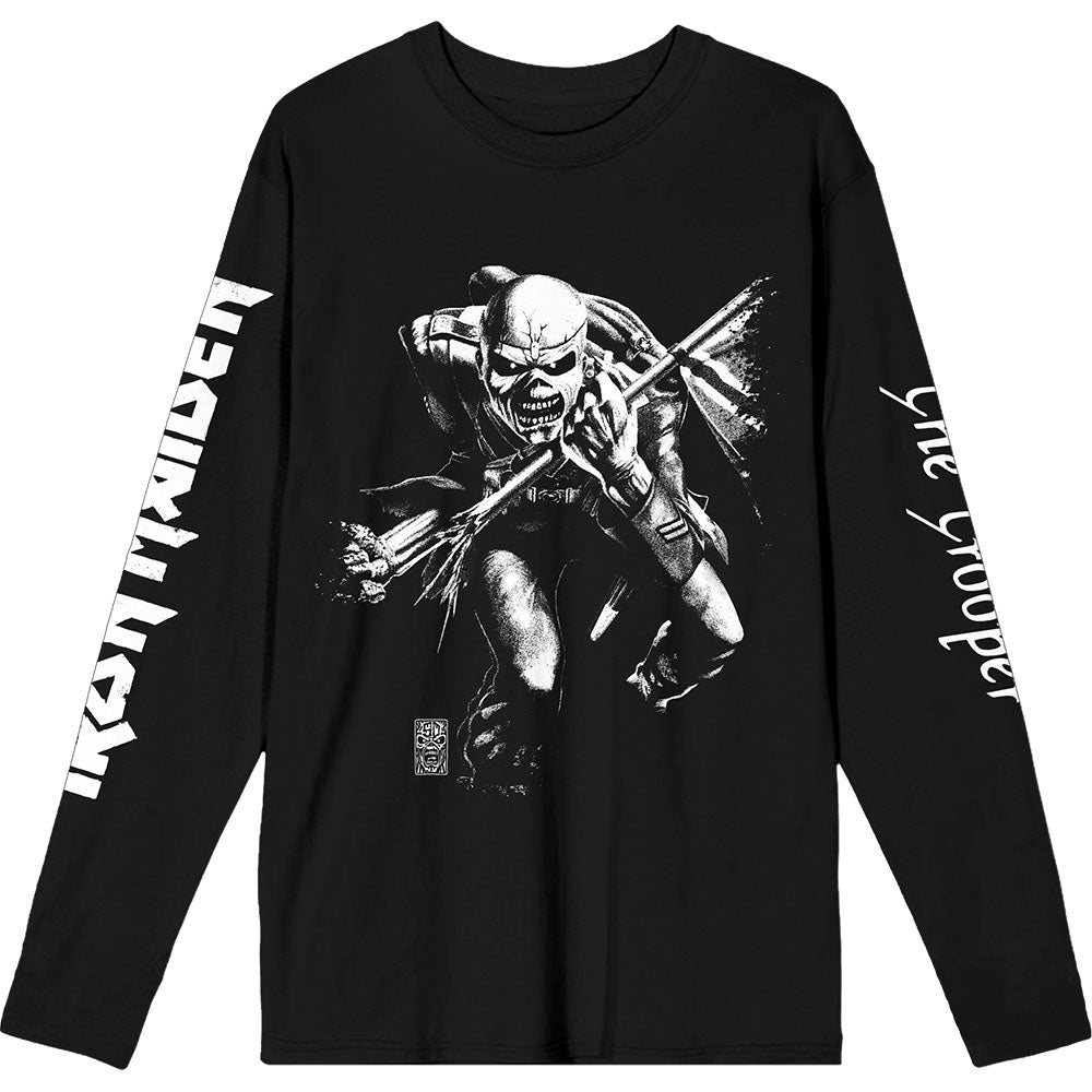 Iron Maiden Long Sleeve T-Shirt: 50 Trooper Isolated