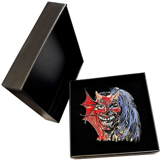 Iron Maiden Badge: Purgatory Eddie Large