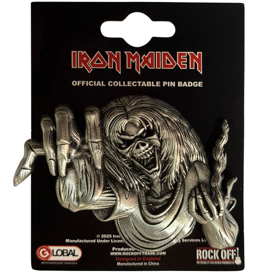 Iron Maiden Badge: Number Of The Beast Eddie