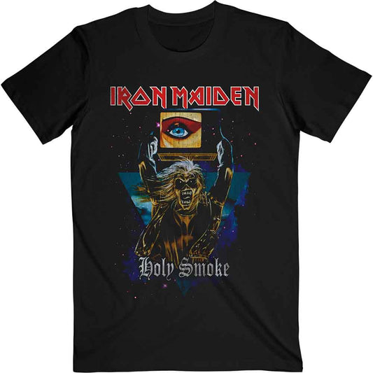 Iron Maiden T-Shirt: Holy Smoke Space Triangle