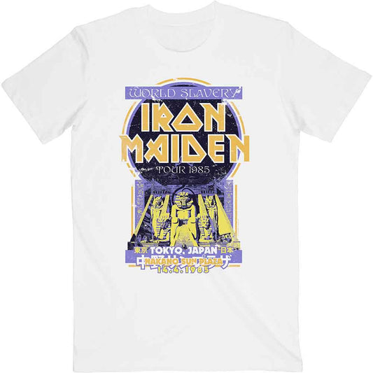 Iron Maiden T-Shirt: Powerslave Japan Flyer