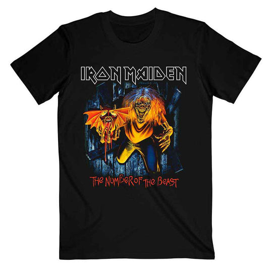 Iron Maiden T-Shirt: Number Of The Beast Eddie Panel Burst