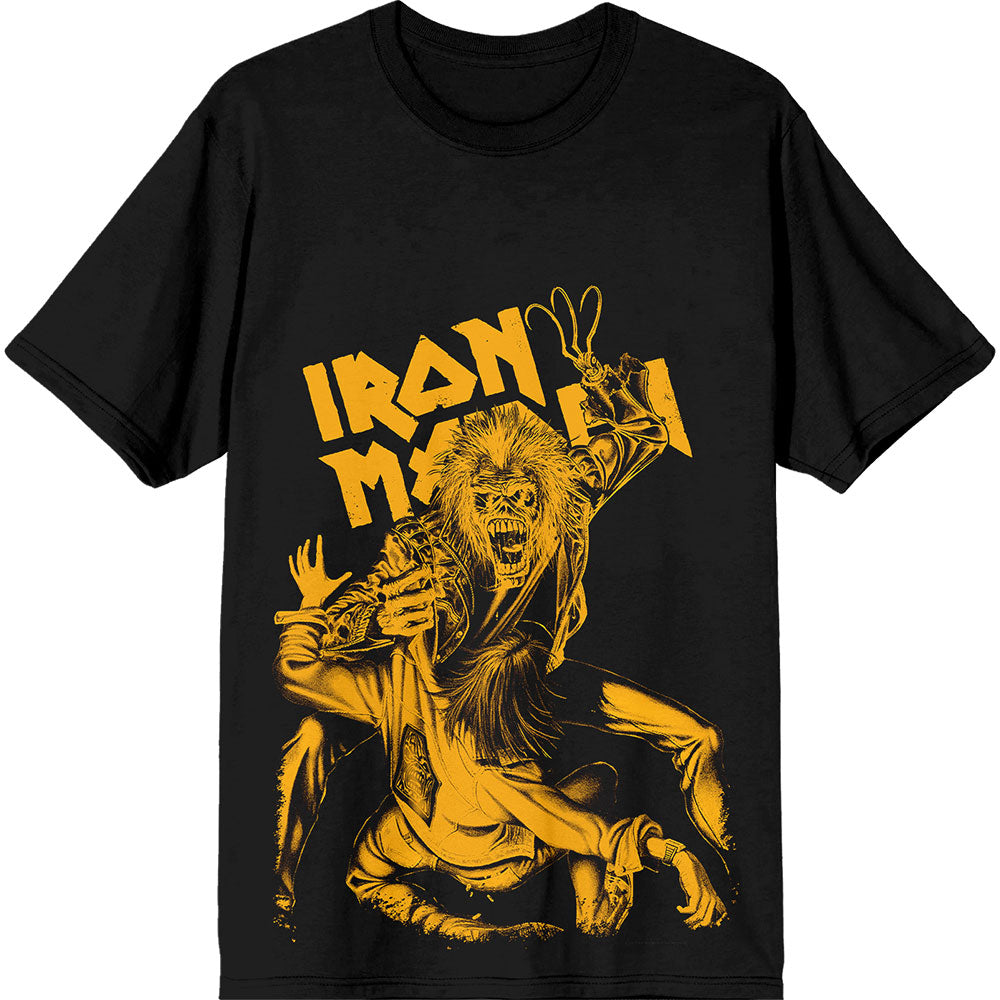 Iron Maiden T-Shirt: No Prayer Claw Jumbo Yellow