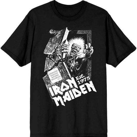 Iron Maiden T-Shirt: Est. 1975 No Prayer Grave