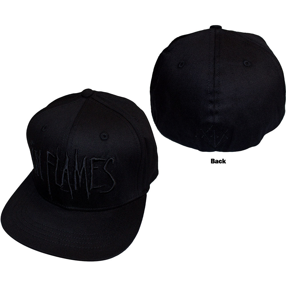 In Flames Hat: Black Logo