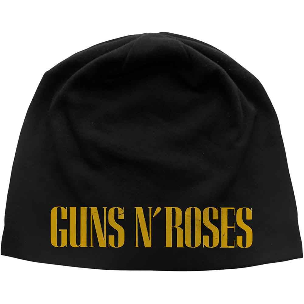 Guns N' Roses Beanie Hat: Logo JD Print
