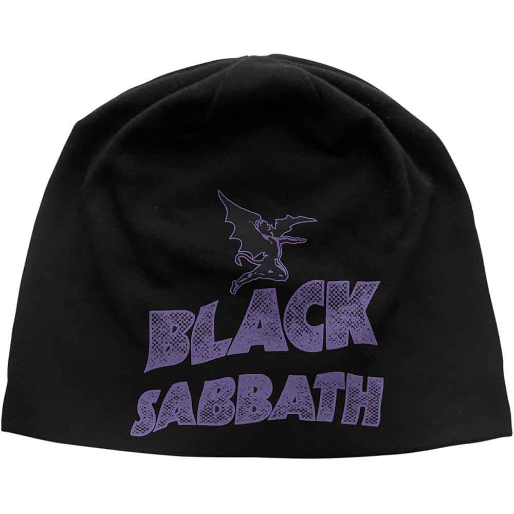 Black Sabbath Beanie Hat: Logo & Devil