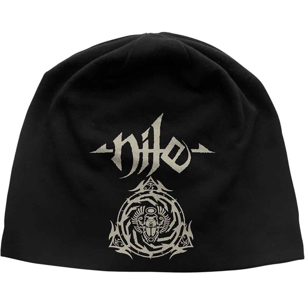Nile Beanie Hat: Scarab Logo