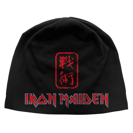 Iron Maiden Beanie Hat: Senjutsu JD Print
