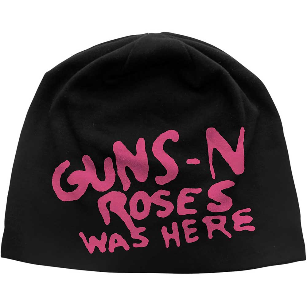 Guns N' Roses Beanie Hat: Was Here JD Print
