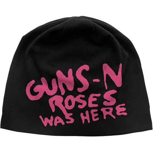 Guns N' Roses Beanie Hat: Was Here JD Print