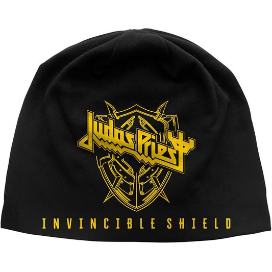 Judas Priest Beanie Hat: Invincible Shield JD Print