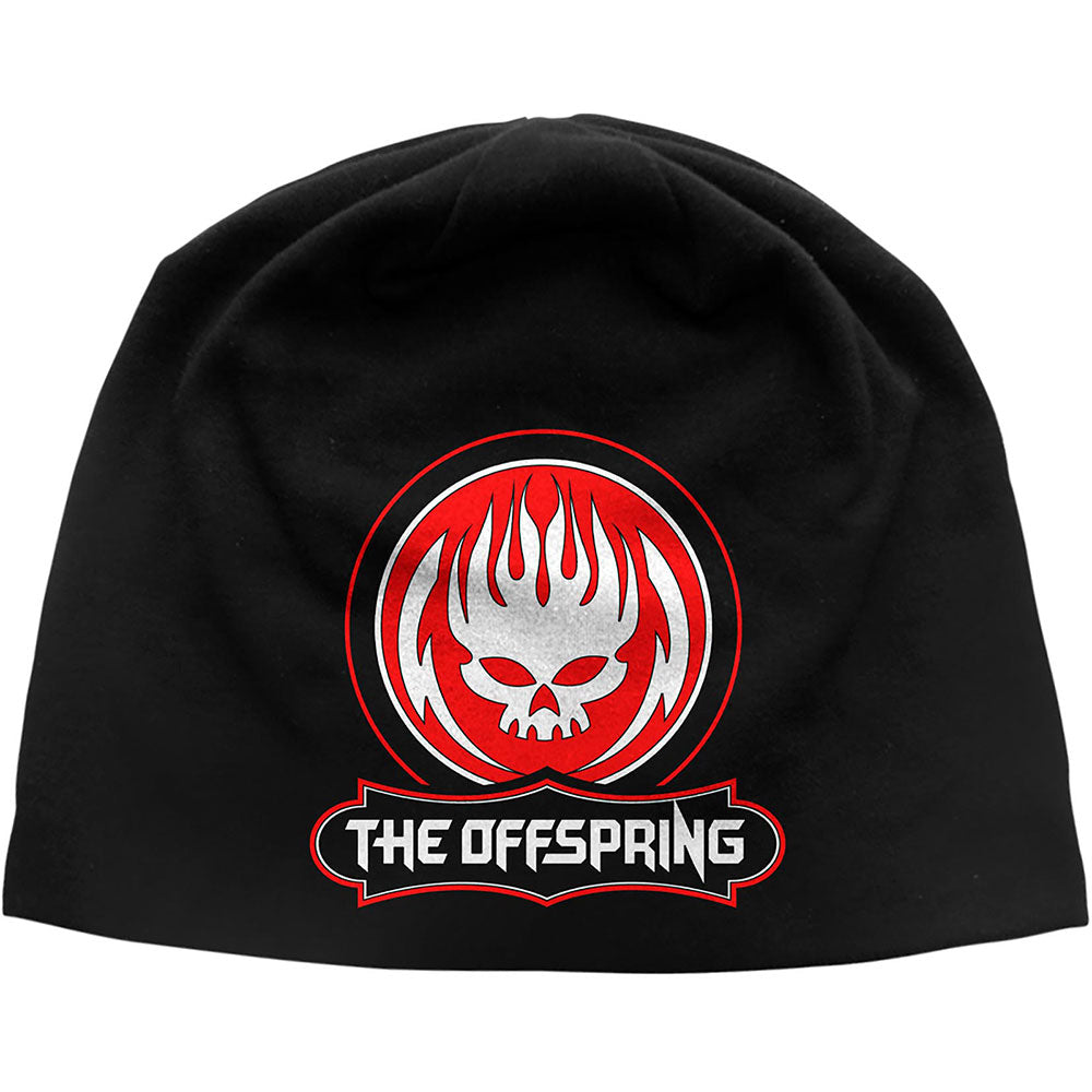 The Offspring Beanie Hat: Skull Logo JD Print