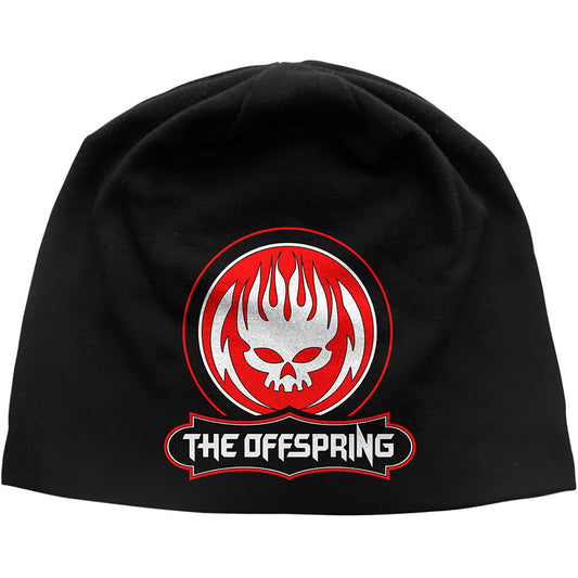 The Offspring Beanie Hat: Skull Logo JD Print