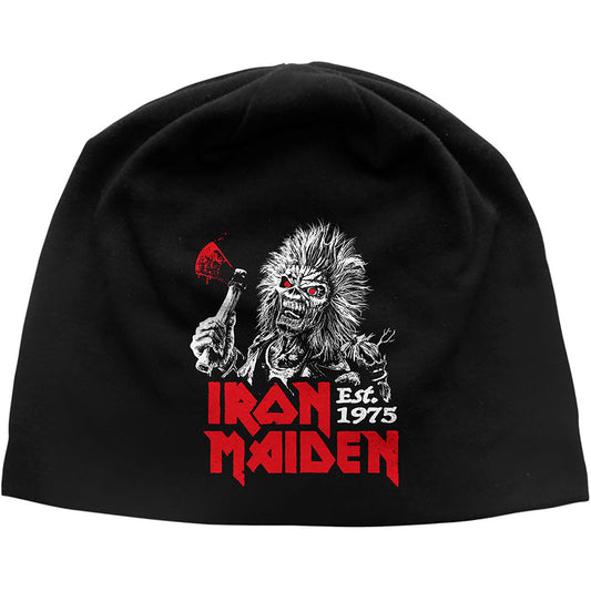 Iron Maiden Beanie Hat: Run For Your Lives JD Print