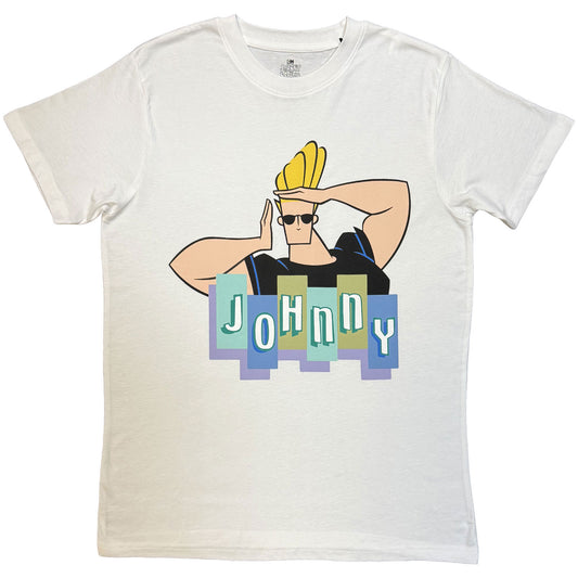 Johnny Bravo T-Shirt: Posing Logo