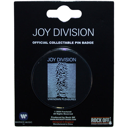 Joy Division Badge: Unknown Pleasures
