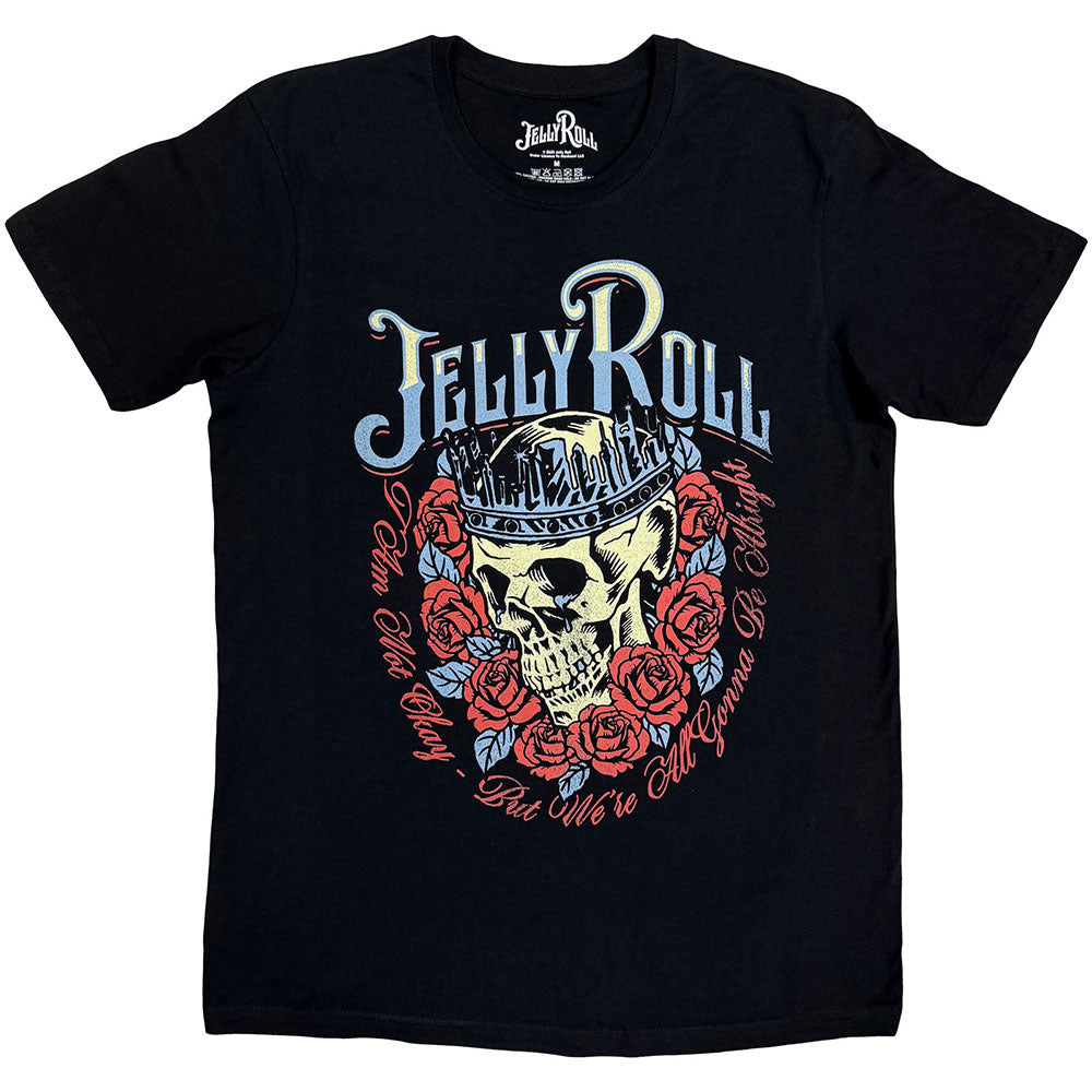 Jelly Roll T-Shirt: Skull Rose