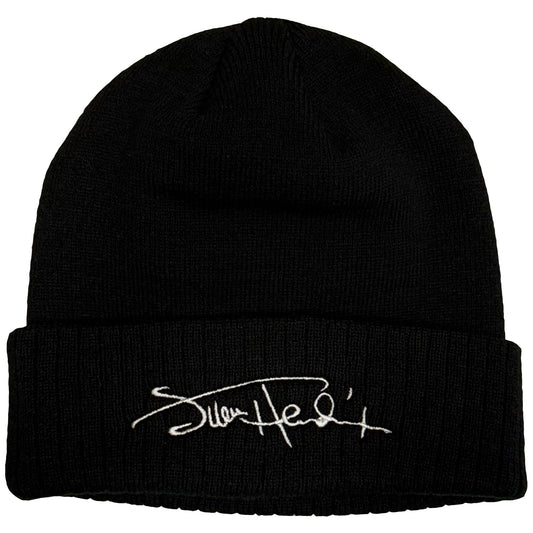Jimi Hendrix Beanie Hat: Signature Logo