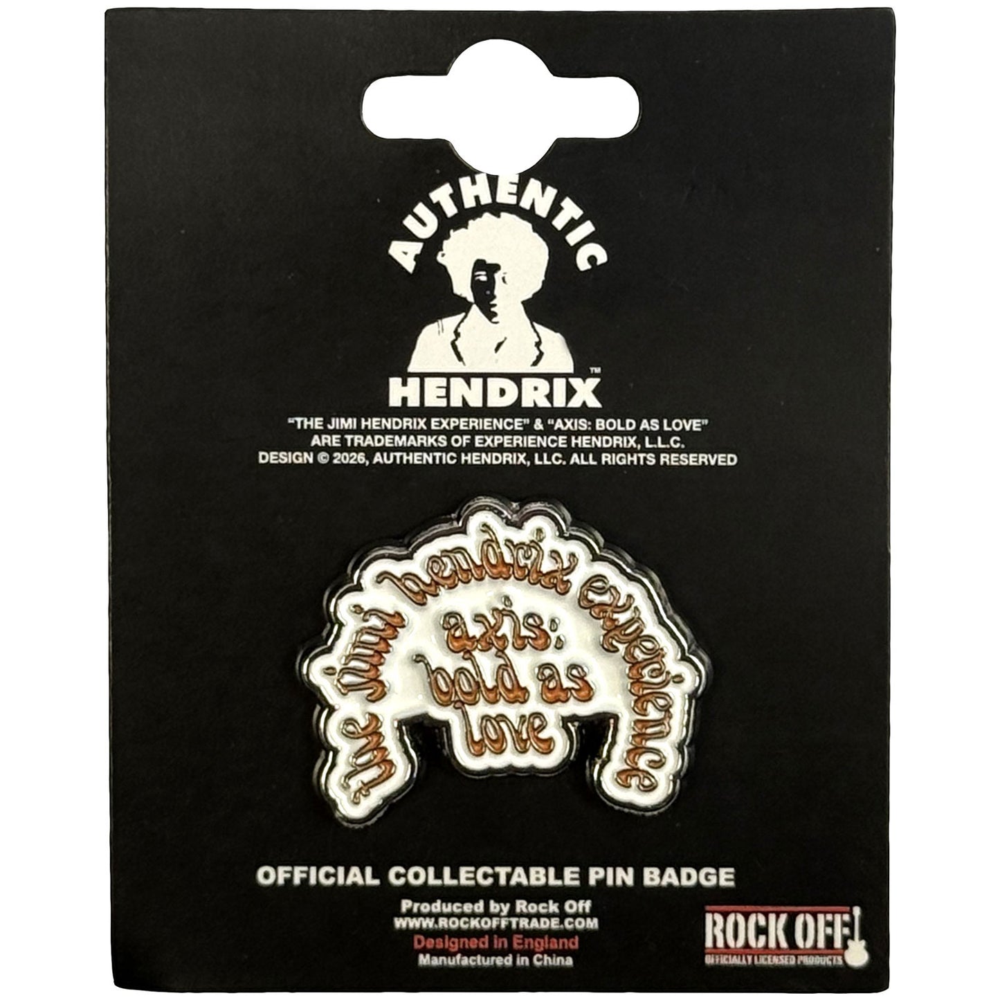 Jimi Hendrix Badge: Axis