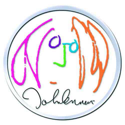 John Lennon Badge: Self Portrait Infill