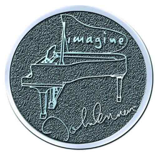John Lennon Badge: Imagine HiChrome