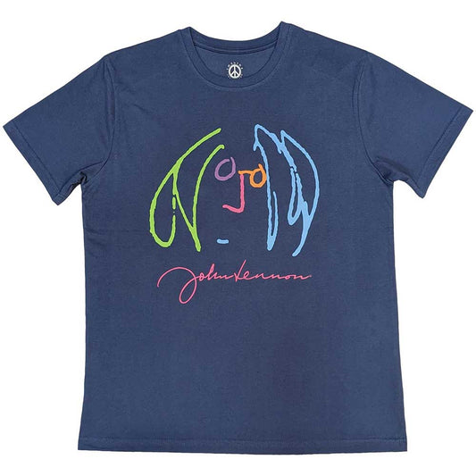 John Lennon T-Shirt: Self Portrait Full Colour