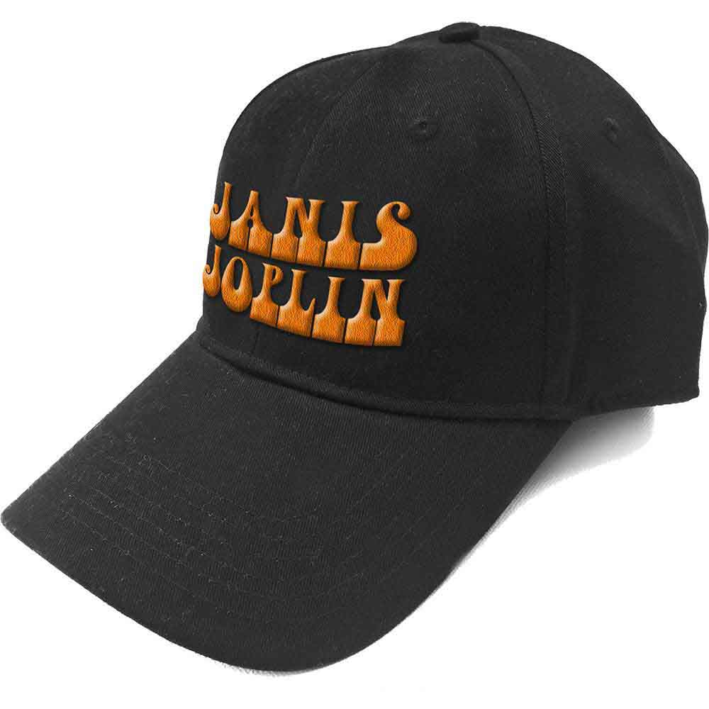 Janis Joplin Baseball Cap: Orange Logo