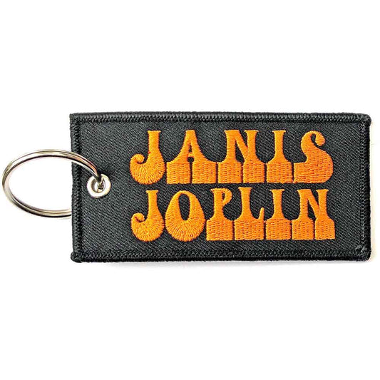 Janis Joplin Patch Keychain: Logo