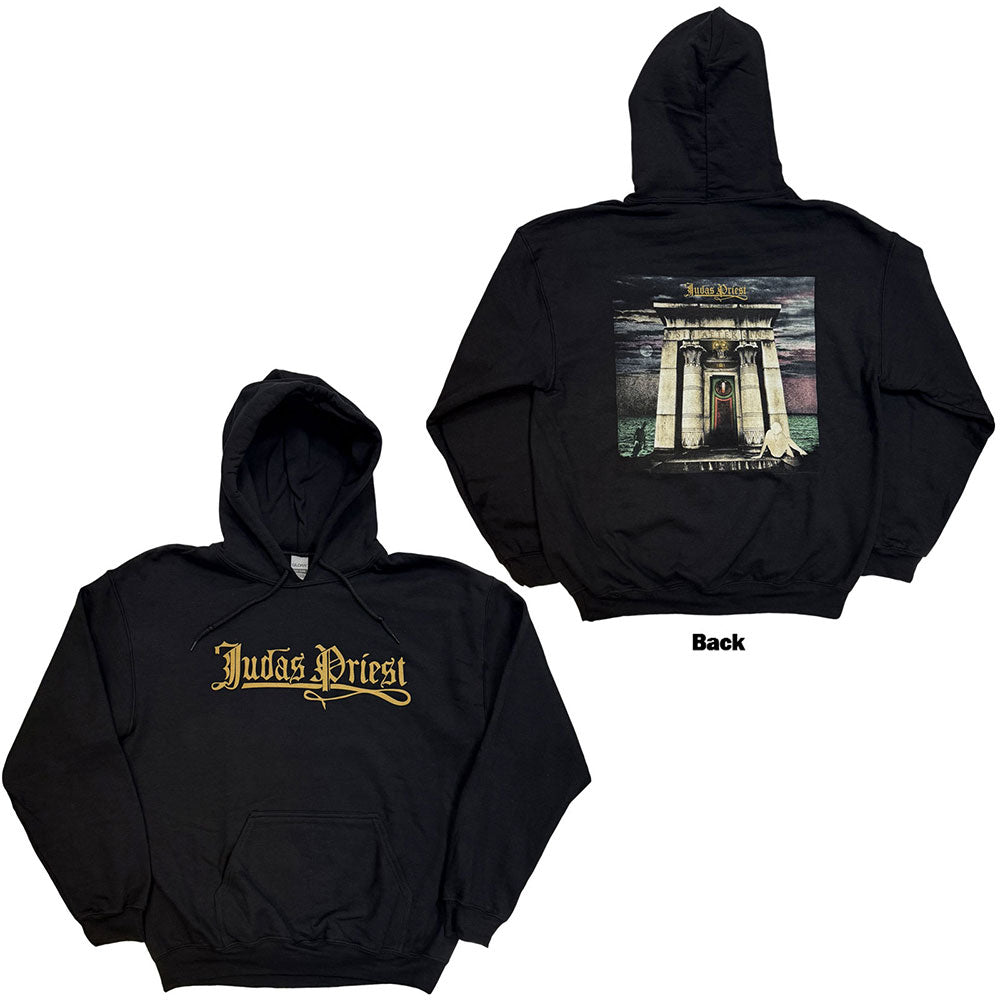 Judas Priest Pullover Hoodie: Sin After Sin Logo & Album Cover