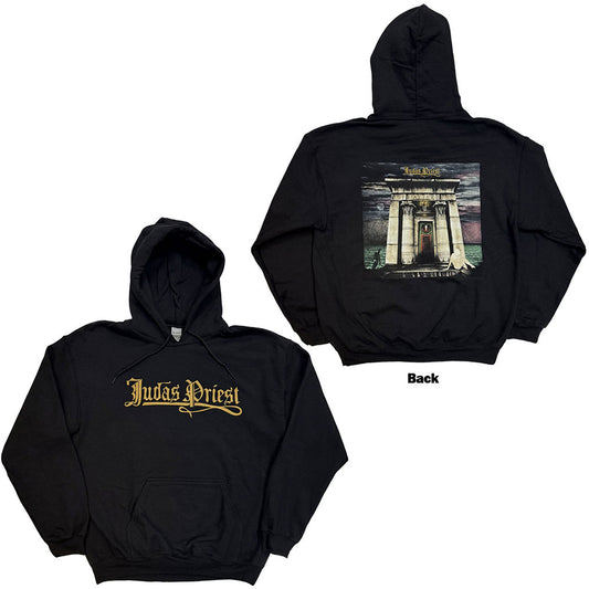 Judas Priest Pullover Hoodie: Sin After Sin Logo & Album Cover