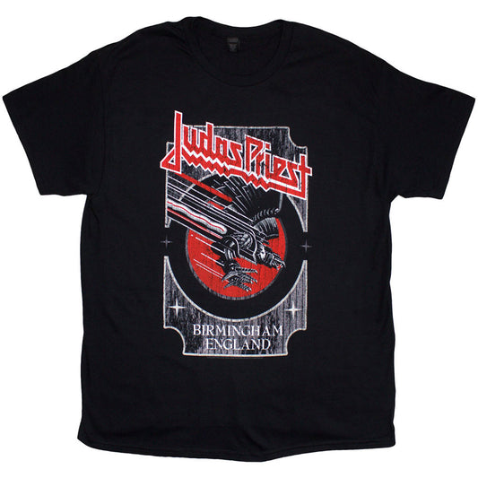 Judas Priest T-Shirt: Silver and Red Vengeance