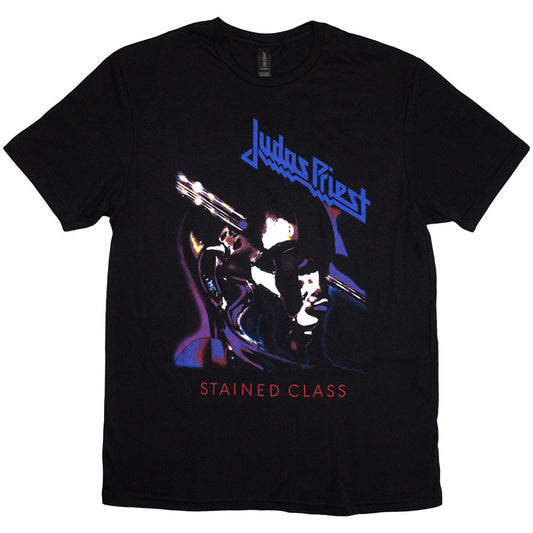 Judas Priest T-Shirt: Stained Class Purple Mixer