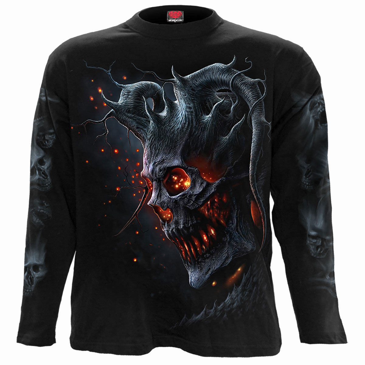 Spiral Long Sleeve T-Shirt: Death Embers