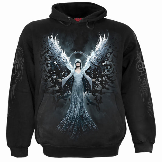 Spiral Pullover Hoodie: Ethereal Angel