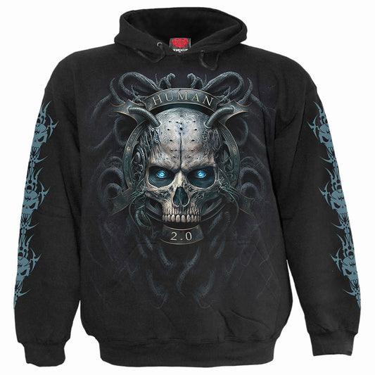Spiral Pullover Hoodie: Human 2.0