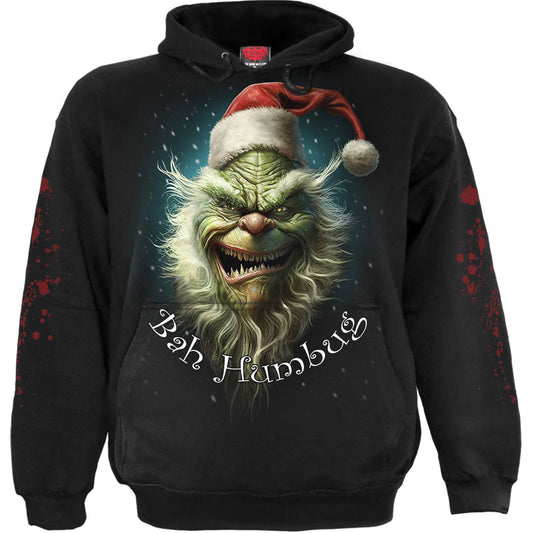 Spiral Pullover Hoodie: Bah Humbug