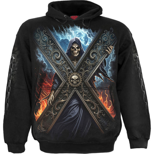 Spiral Pullover Hoodie: Crossed Over