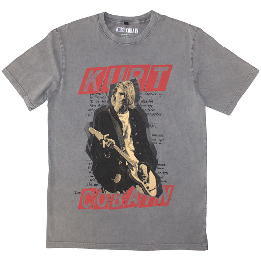 Kurt Cobain Stone Wash T-Shirt: Collage