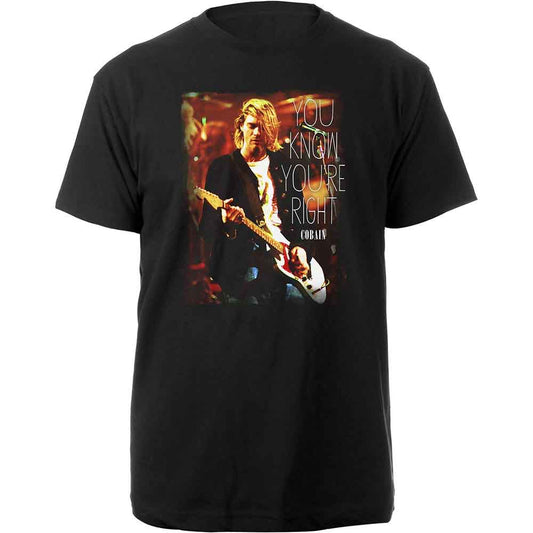 Kurt Cobain T-Shirt: You Know You're Right