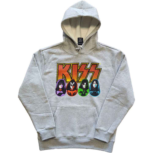 KISS Pullover Hoodie: Logo  Faces & Icons