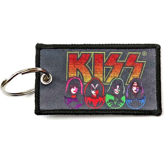 KISS Patch Keychain: Faces & Icons