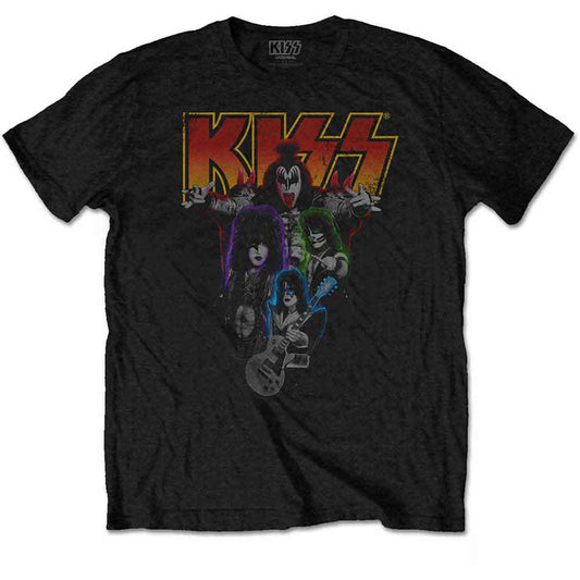 KISS T-Shirt: Neon Band