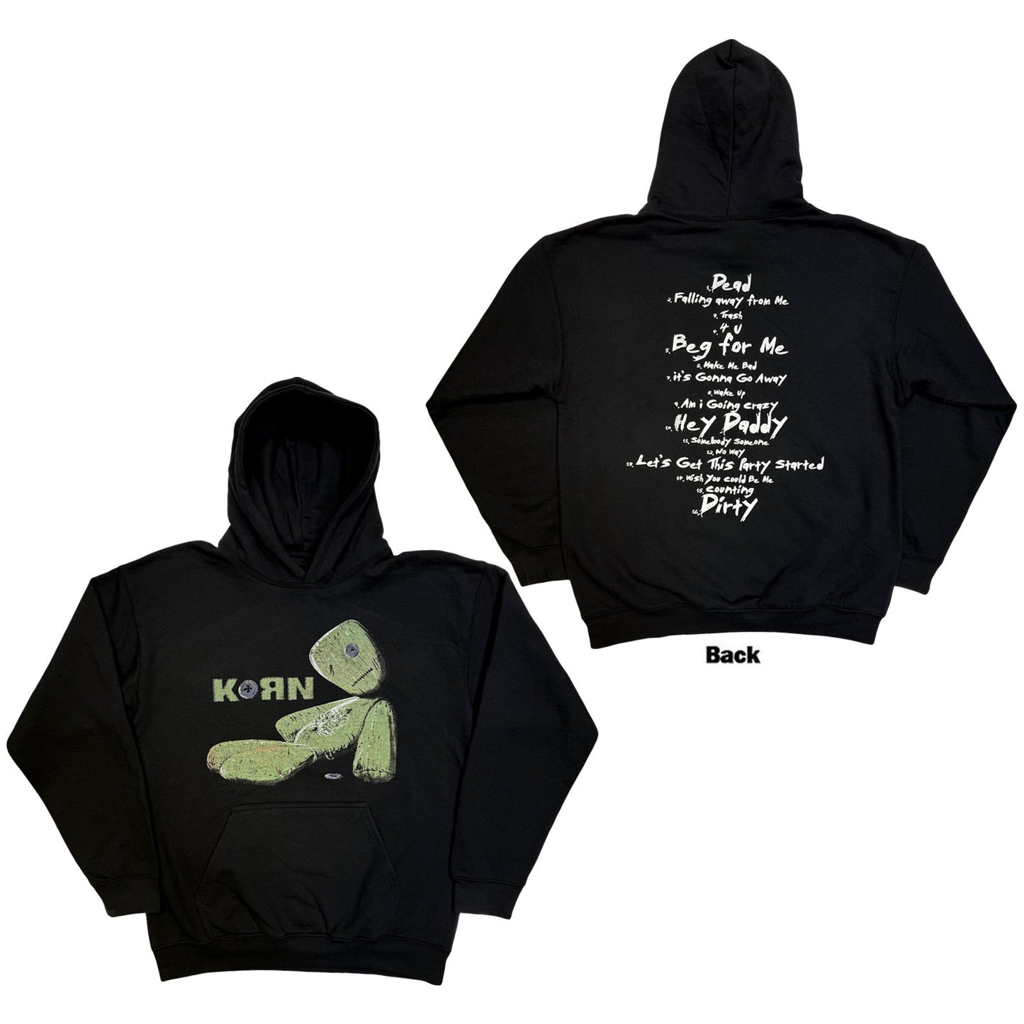 Korn Pullover Hoodie: Issues Tracklist