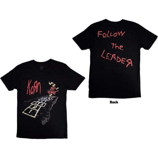 Korn T-Shirt: Follow The Leader Hopscotch