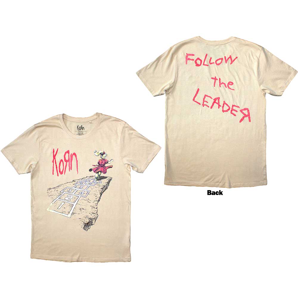 Korn T-Shirt: Follow The Leader Hopscotch